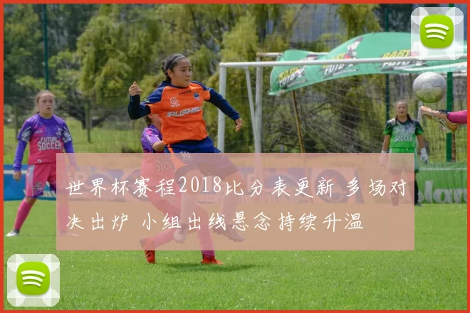 世界杯赛程2018比分表更新 多场对决出炉 小组出线悬念持续升温